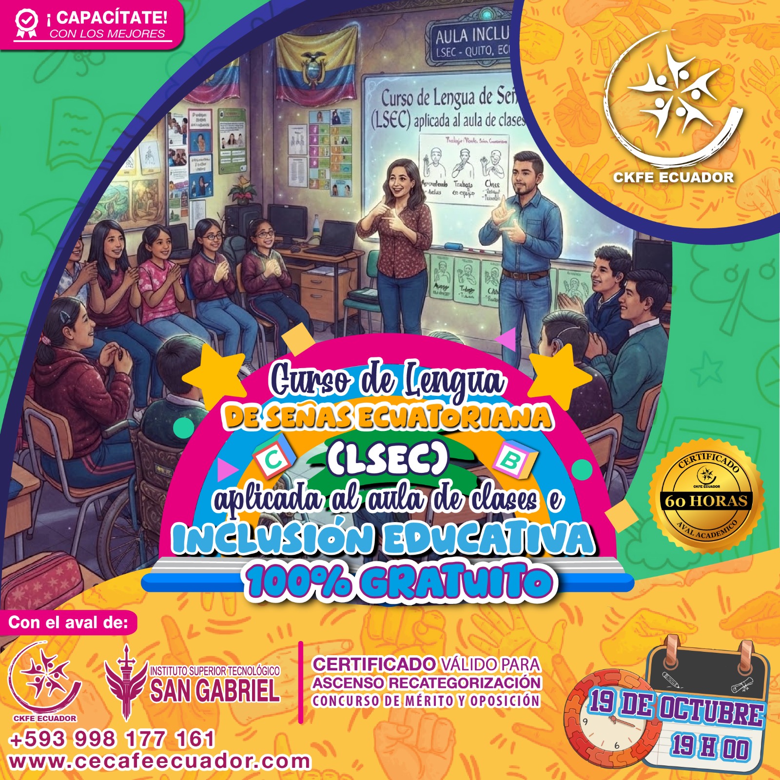 CURSO LENGUA DE SEÑAS ECUATORIANA